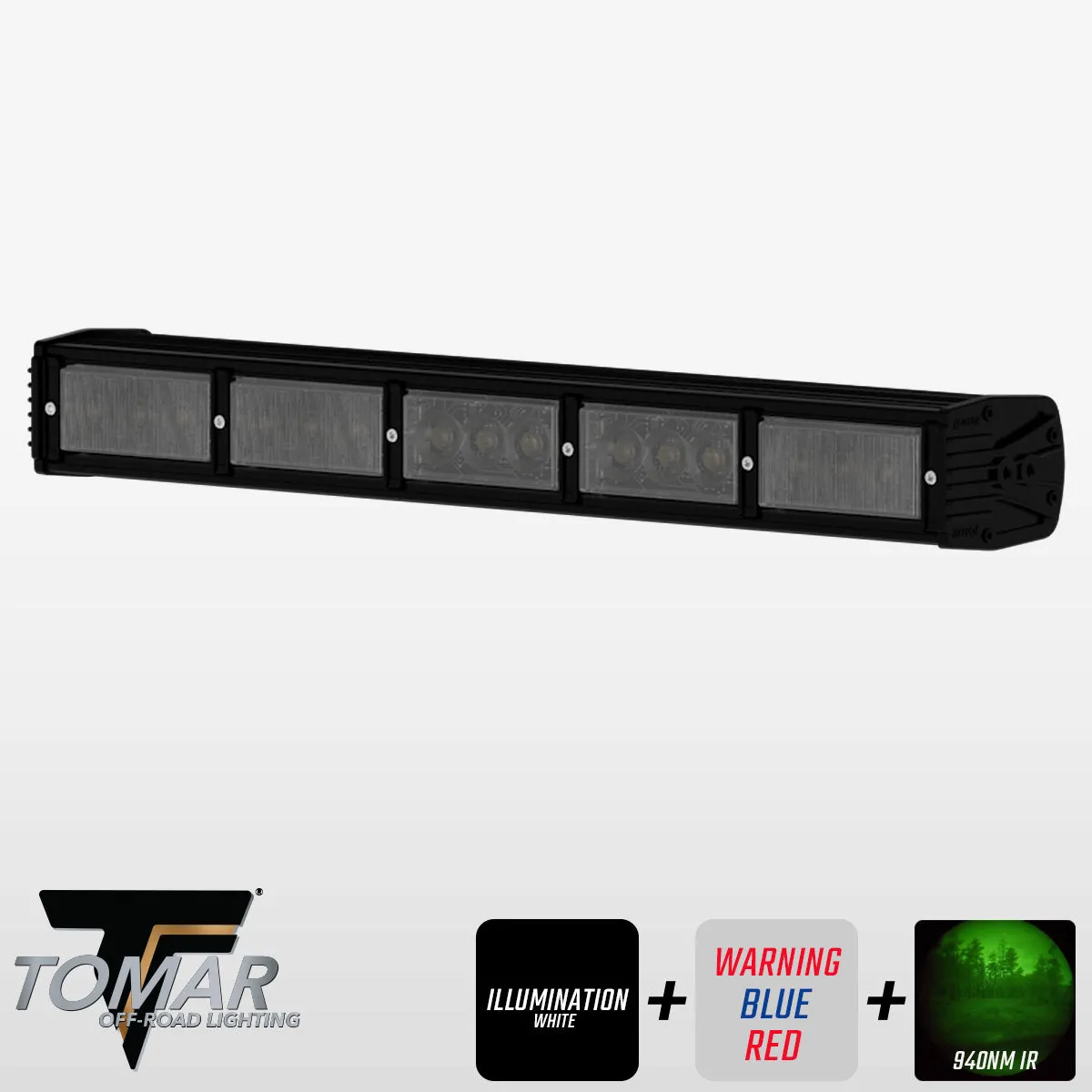 25" TRT Series Warning & Infrared LED Light Bar