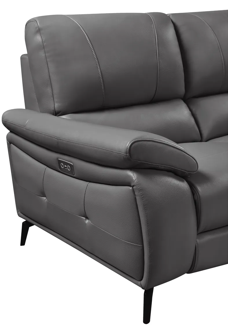 2934 Dark Grey W/ Electric Recliners Set