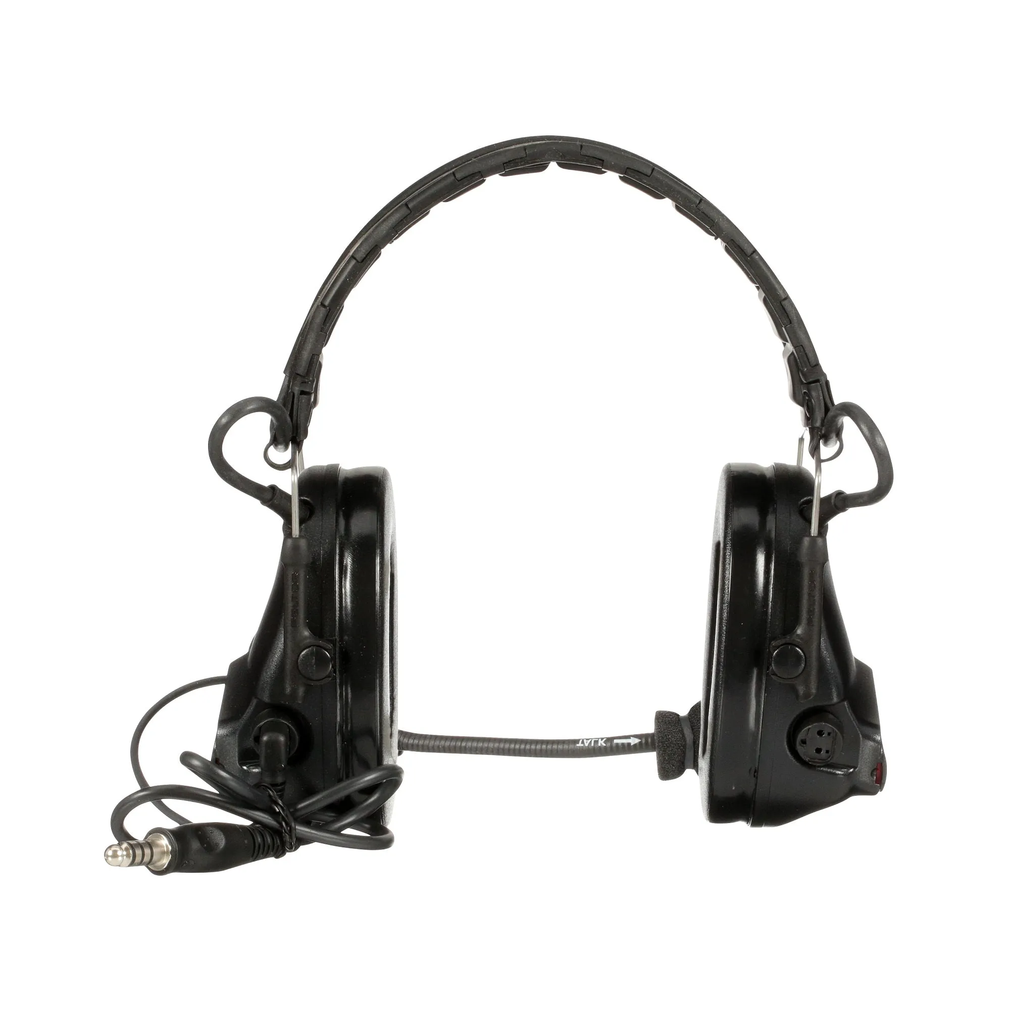 3M PELTOR SwatTac V Headset MT20H682FB-47 SV, Foldable, Single Lead, Standard Dynamic Mic, NATO Wiring, Black