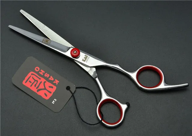 6.0 inch 17.5cm KASHO Professional Human Hair Scissors Hairdressing Cutting Shears Thinning Scissors Hair Styling Tools H1001