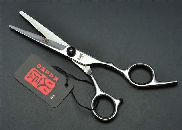 6.0 inch 17.5cm KASHO Professional Human Hair Scissors Hairdressing Cutting Shears Thinning Scissors Hair Styling Tools H1001