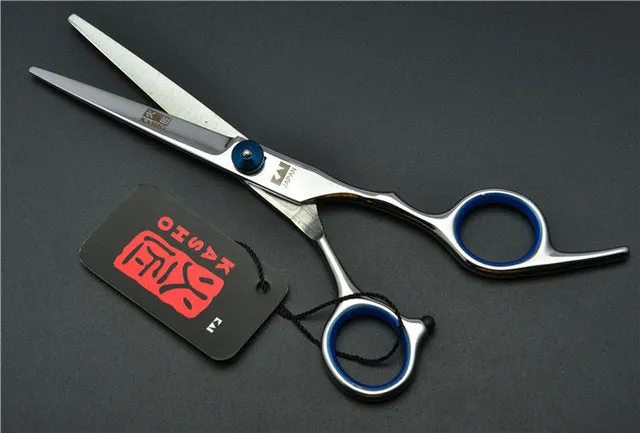 6.0 inch 17.5cm KASHO Professional Human Hair Scissors Hairdressing Cutting Shears Thinning Scissors Hair Styling Tools H1001