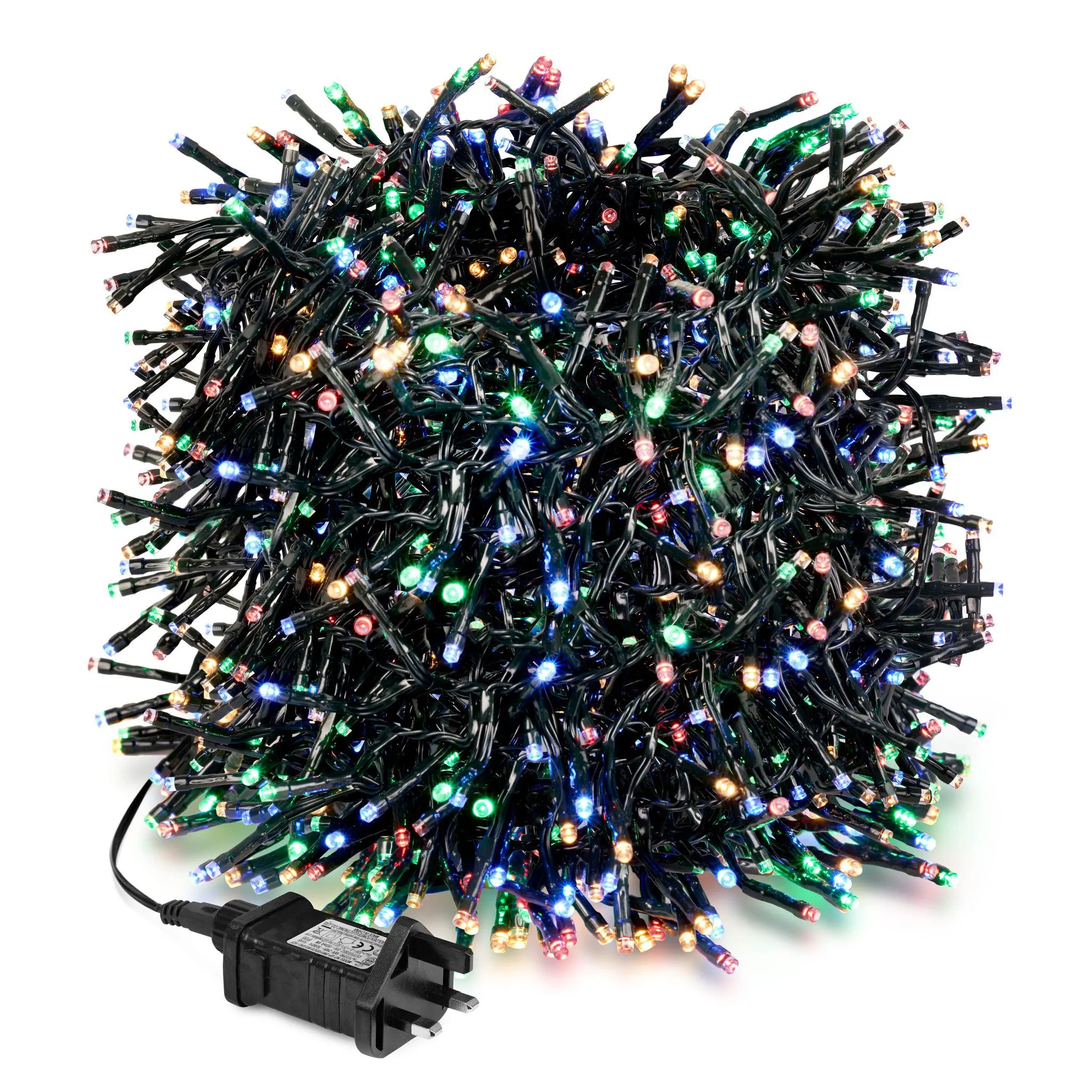 720 LED Cluster Lights - Multi Colour - 10M