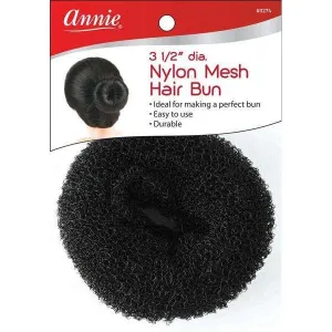 Annie Hair Bun Donut 3.5" Nylon Mesh