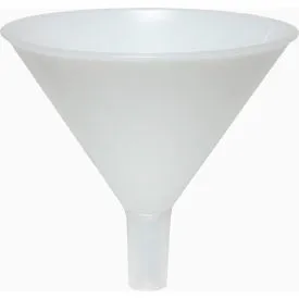 Bel-Art Polypropylene 594ml Powder Funnel with 24/40 Tapered Stem