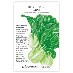 Bok Choy Choko (hybrid) Seed Pkt