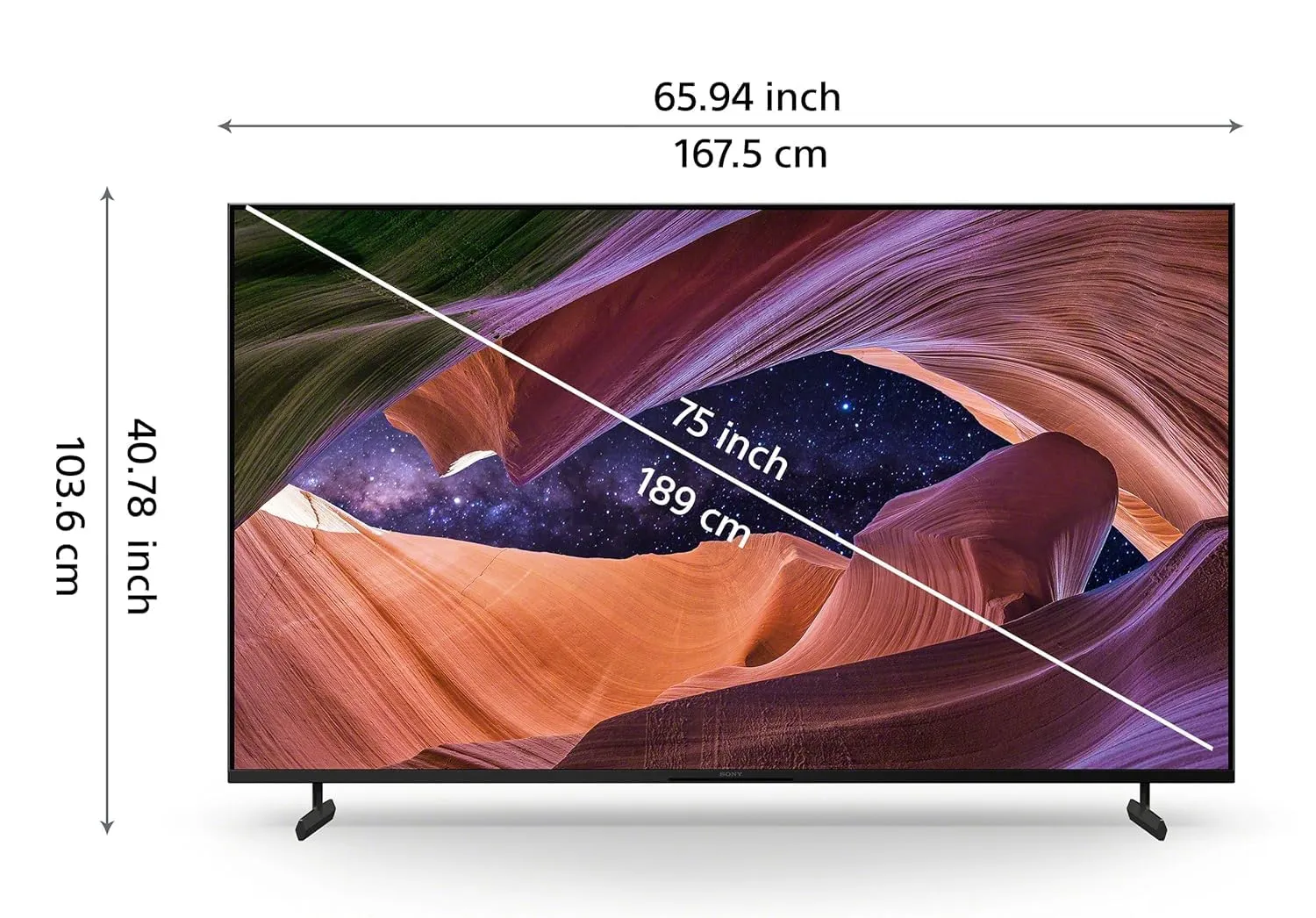 Bravia 189 cm 4K Ultra HD Smart LED Google TV New (Black) (75 inches)