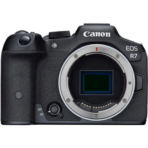 Canon EOS R7 Mirrorless Camera (Body Only) - Black USA With 2 Year Warranty (Memory Card, Case, Cleaning Kit_)