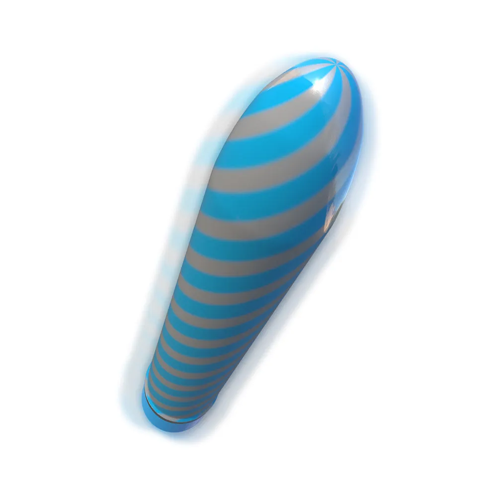 Classix Sweet Swirl Vibrator - Blue