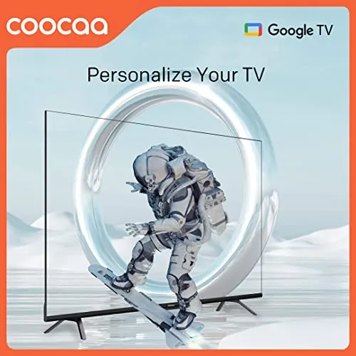 Coocaa 108 cm (43 inches) Frameless Series 4K Ultra HD Smart IPS Google LED TV 43Y72 (Black)