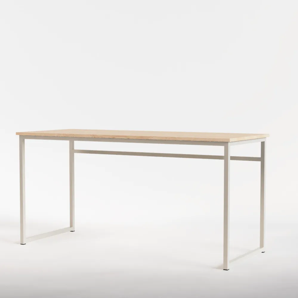 Desk Nº 2 - Powder Coated / Solid Oak