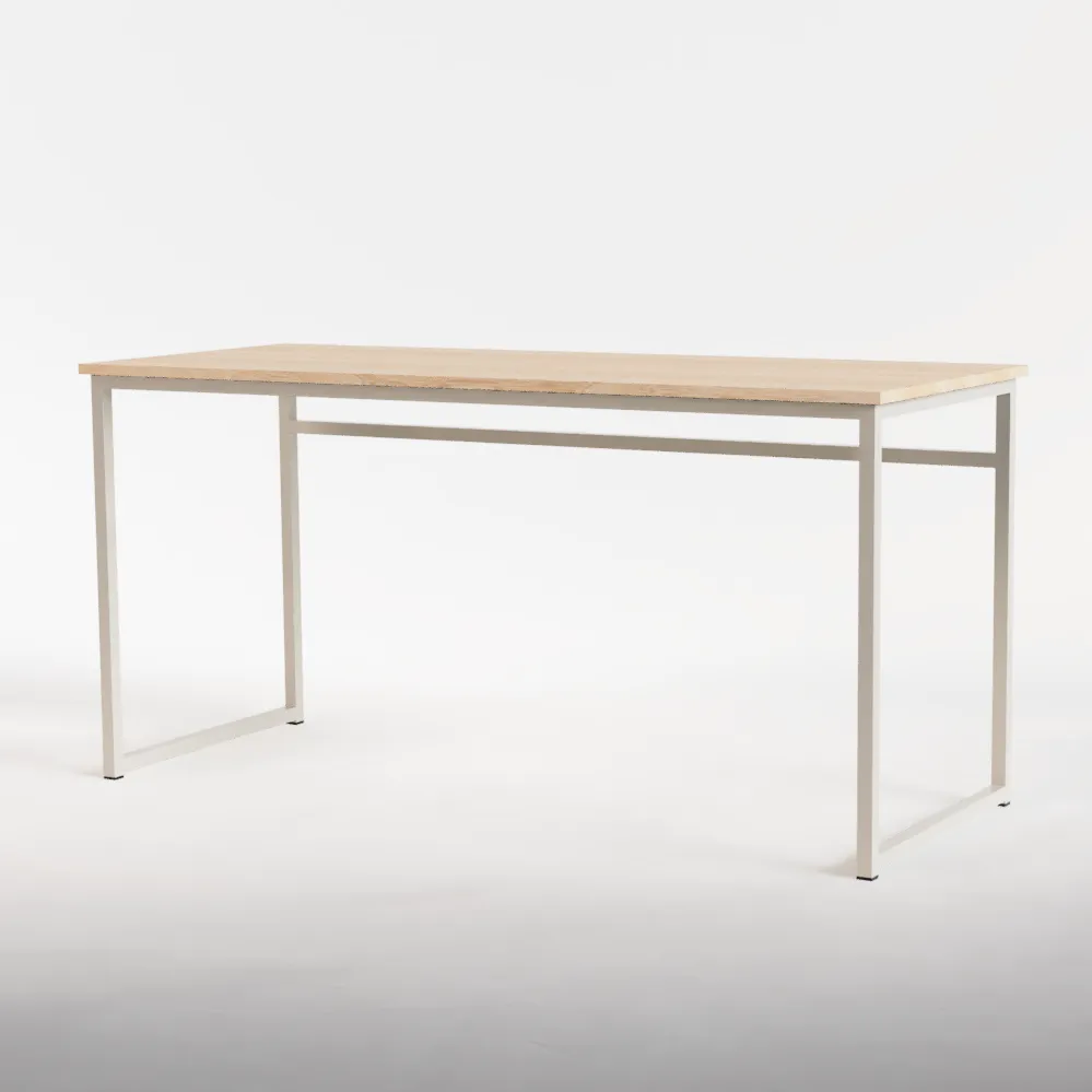 Desk Nº 2 - Powder Coated / Solid Oak