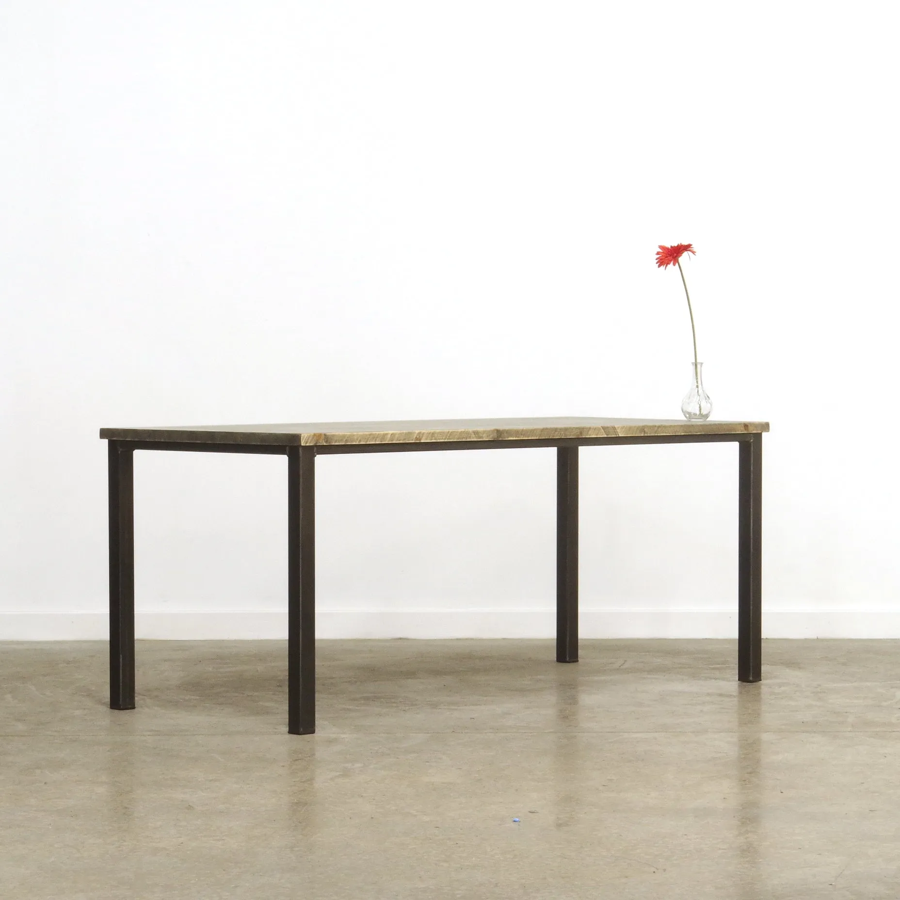 Dining Table Nº 0 - Gun Metal / Pine