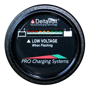 Dual Pro Battery Fuel Gauge - DeltaView? Link Compatible - 24V System (2-12V Batteries, 4-6V Batteries)