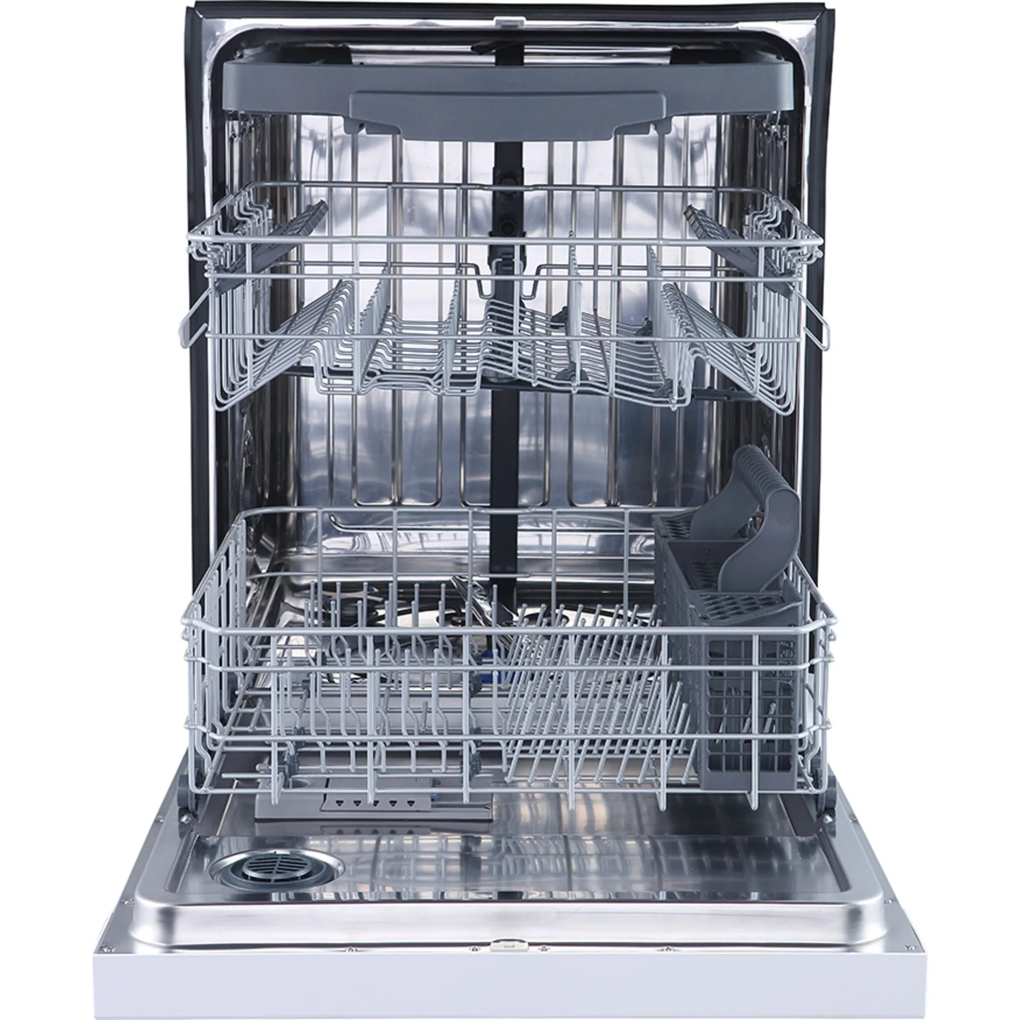 GE 24" Built-In Front Control Dishwasher with Stainless Steel Tall Tub White - GBF655SGPWW