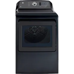 GE 7.4 cu.ft. Top Load Electric Dryer with SaniFresh Cycle Diamond Grey - GTD65EBMRDG