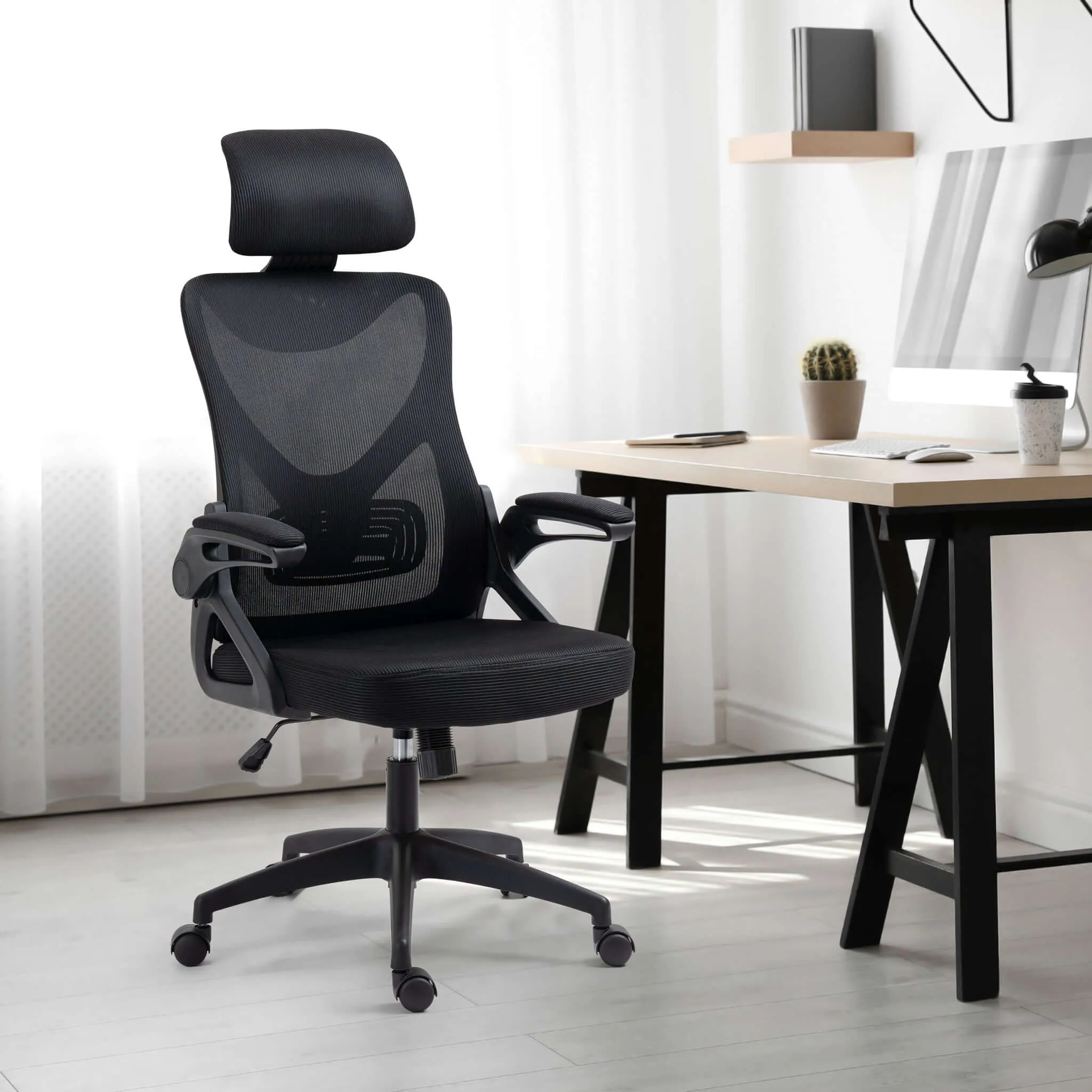 Genova Ergonomic Fully Adjustable Mesh Office Gaming Chair Black