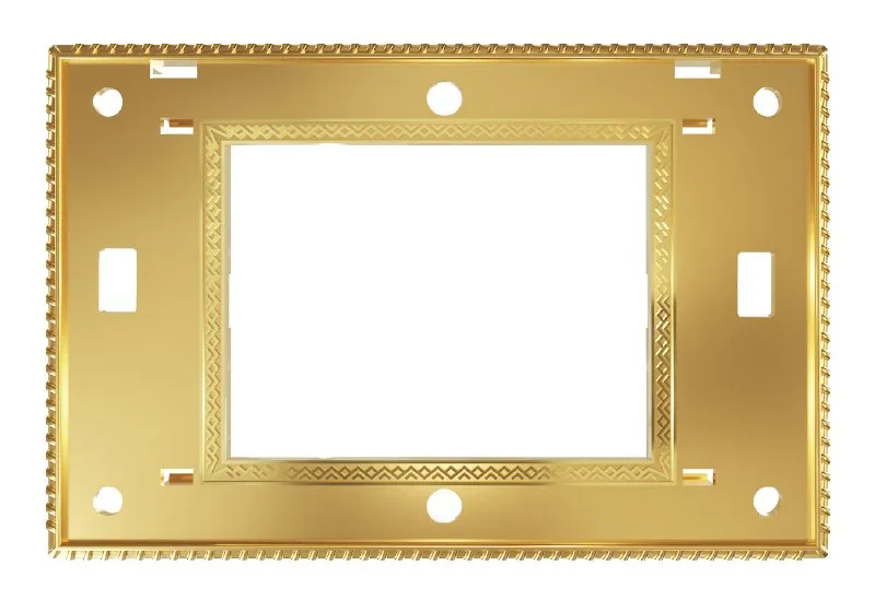 Golden Base Frame Electric Wall Cover