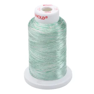 Gunold Embroidery Thread - METY 5/2 - 1000m - 7025 - Silver/Lcy Blue