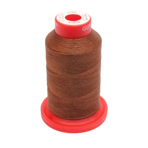 Gunold Embroidery Thread - POLY 40 FIRE - 1000m - 61058 - Tawny Brown