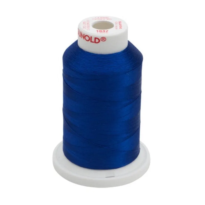 Gunold Embroidery Thread - SULKY 40 - 1000m - 1042 - Bright Navy Blue