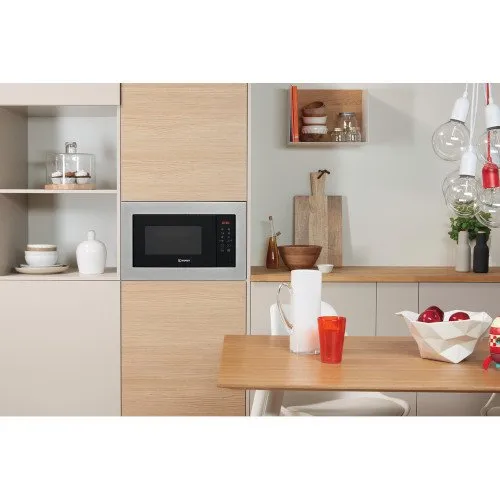 Indesit MWI125GX Built-In Microwave Stainless Steel