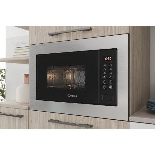 Indesit MWI125GX Built-In Microwave Stainless Steel