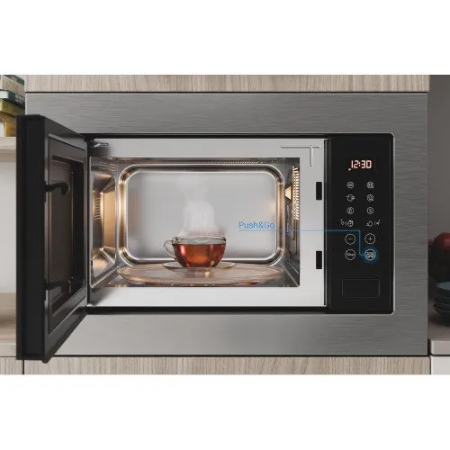 Indesit MWI125GX Built-In Microwave Stainless Steel