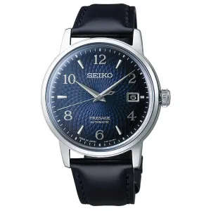 [JDM] Seiko Presage (Japan Made) Automatic Navy Blue Calf Leather Strap Watch SARY165 SARY165J (LOCAL BUYERS ONLY)