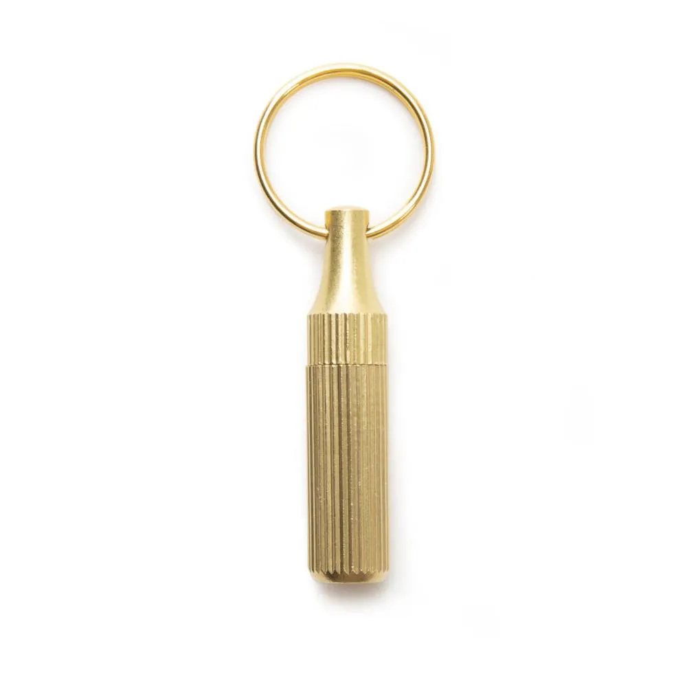 Kikkerland Mini Knife Brass Keychain