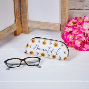 Langs 16.5cm Bee-autiful Sunflower & Bee Glasses Case