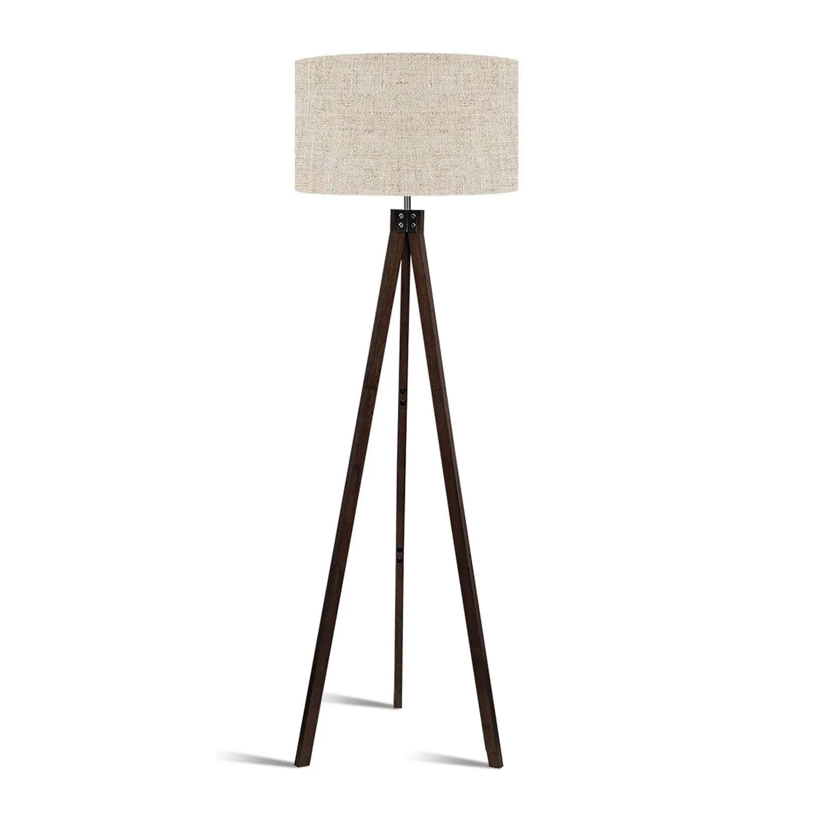 Lepower-tec Wooden Tripod Floor Lamp with 3 Leg