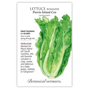 Lettuce Romaine Parris Island Org Seed Pkt