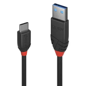 Lindy Black Line - Usb-C Cable - 24 Pin Usb-C To Usb Type A - 1.5 M