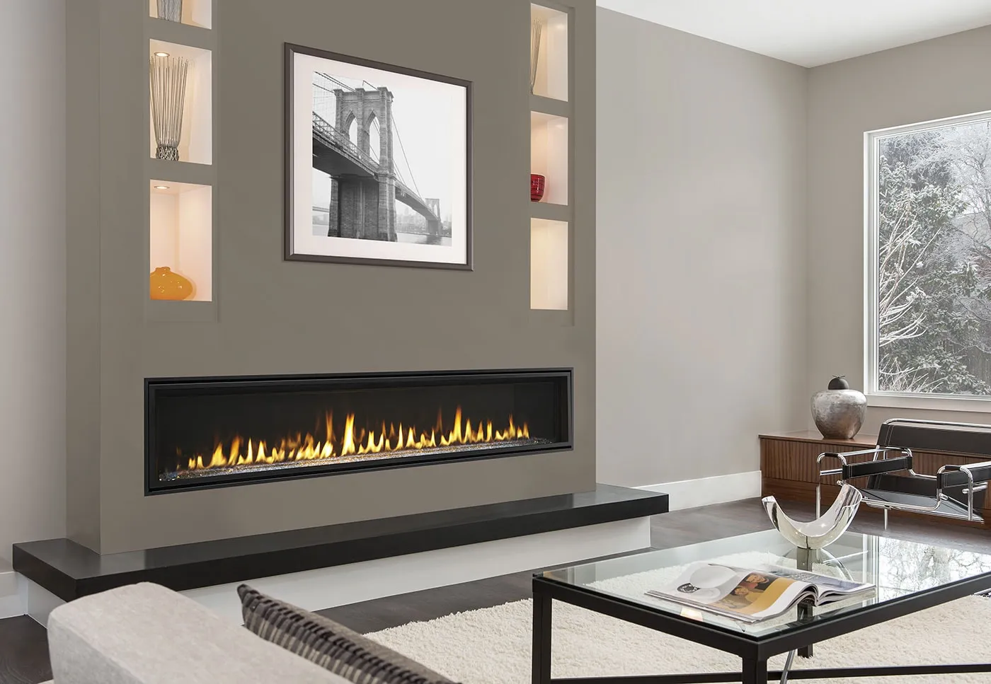 Majestic Echelon II 60 Single Side Fireplace