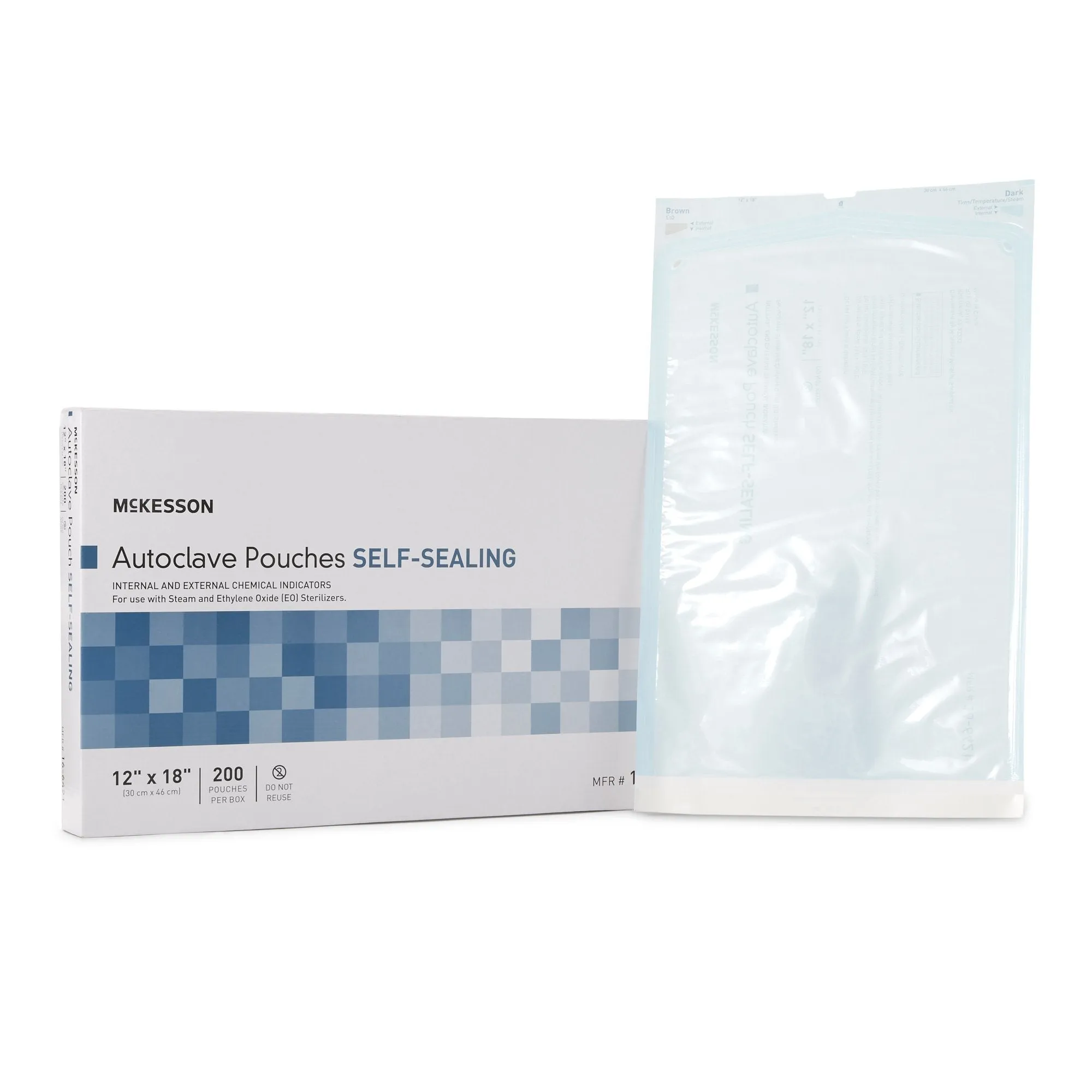 McKesson Sterilization Pouch, 12 x 18 Inch