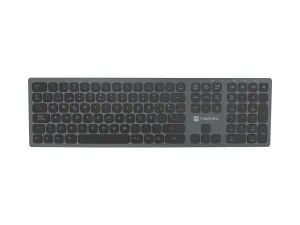 Natec Nkl-1830 Keyboard Universal Rf Wireless   Bluetooth Qwerty Spanish Black, Grey