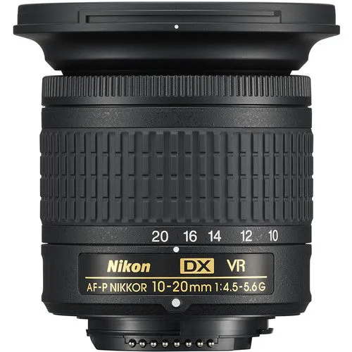 Nikon AF-P DX NIKKOR 10-20mm f/4.5-5.6G VR Lens Basic Bundle