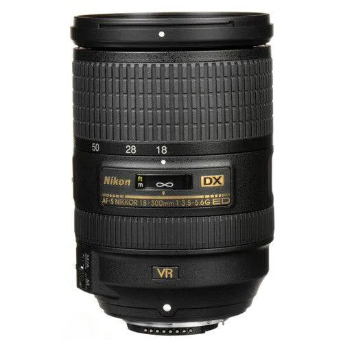 Nikon AF-S DX NIKKOR 18-300mm f/3.5-5.6G ED VR Lens Premium Bundle