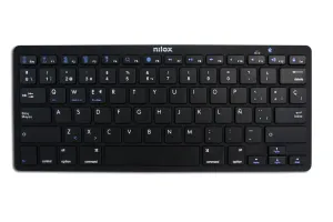 Nilox Keyboard Bluetooth Nxkb01b Black