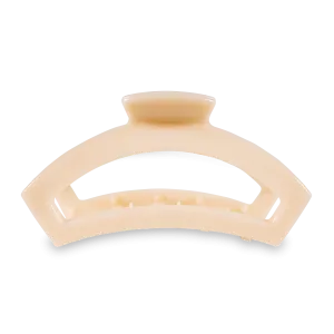 Open Almond Beige Large Hair Clip