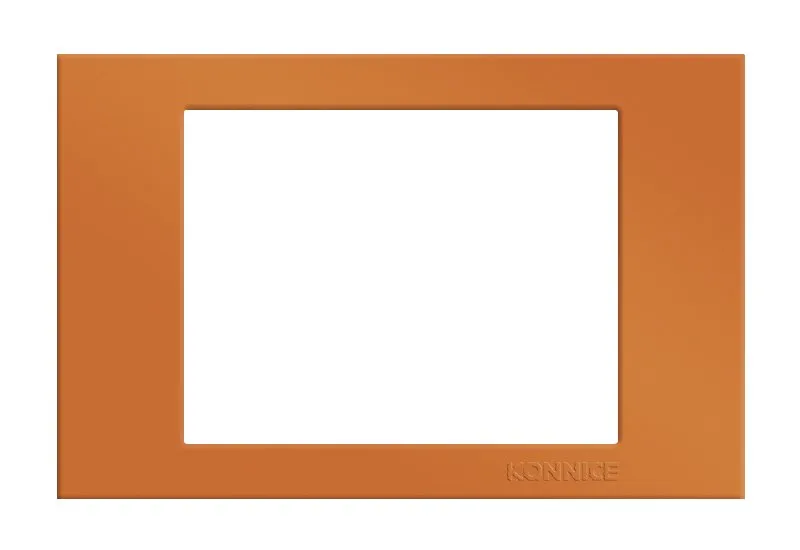 Orange Electric Wall Cover Frame