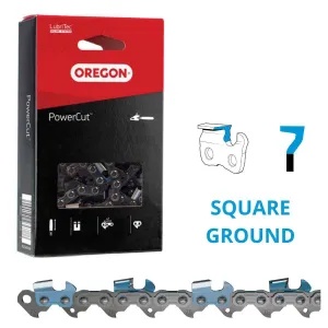 Oregon 75CL PowerCut™ Square Ground Saw Chain 3/8" .063" Full Chisel