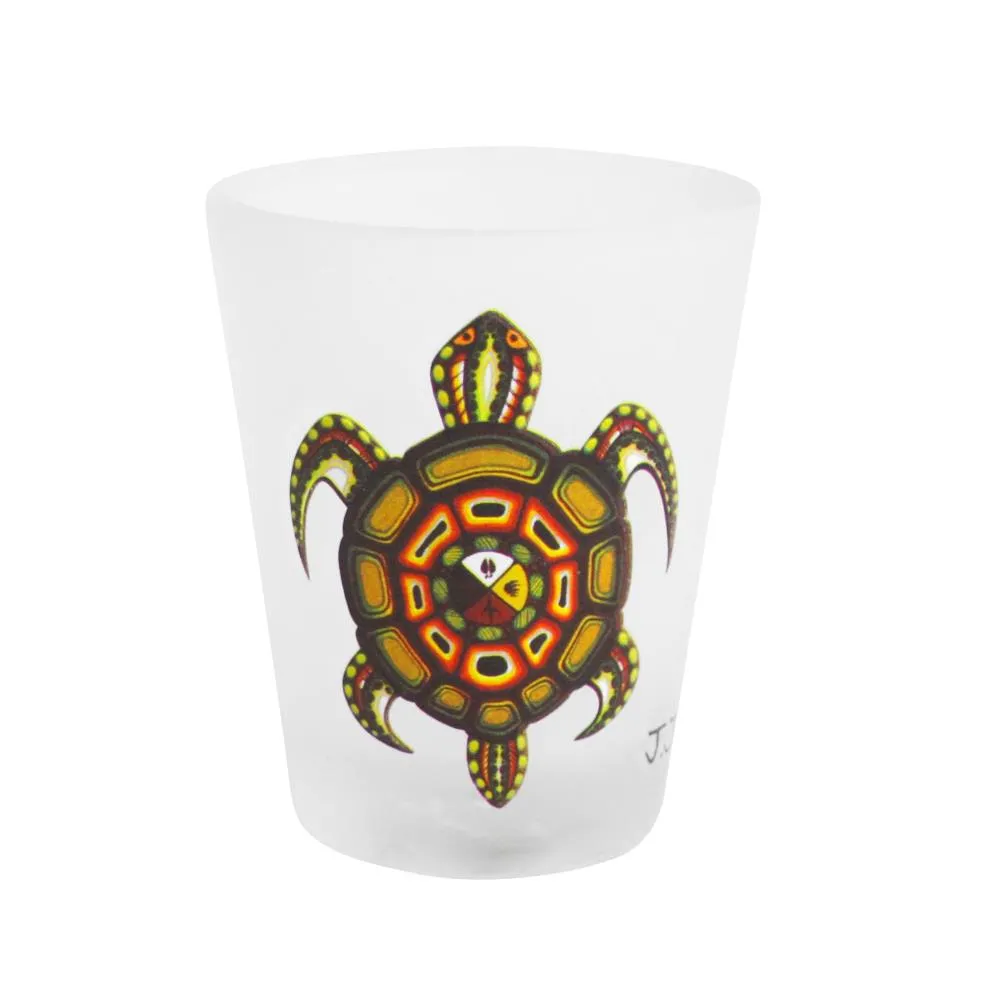 Oscardo Small Glass - James Jacko: Medicine Turtle