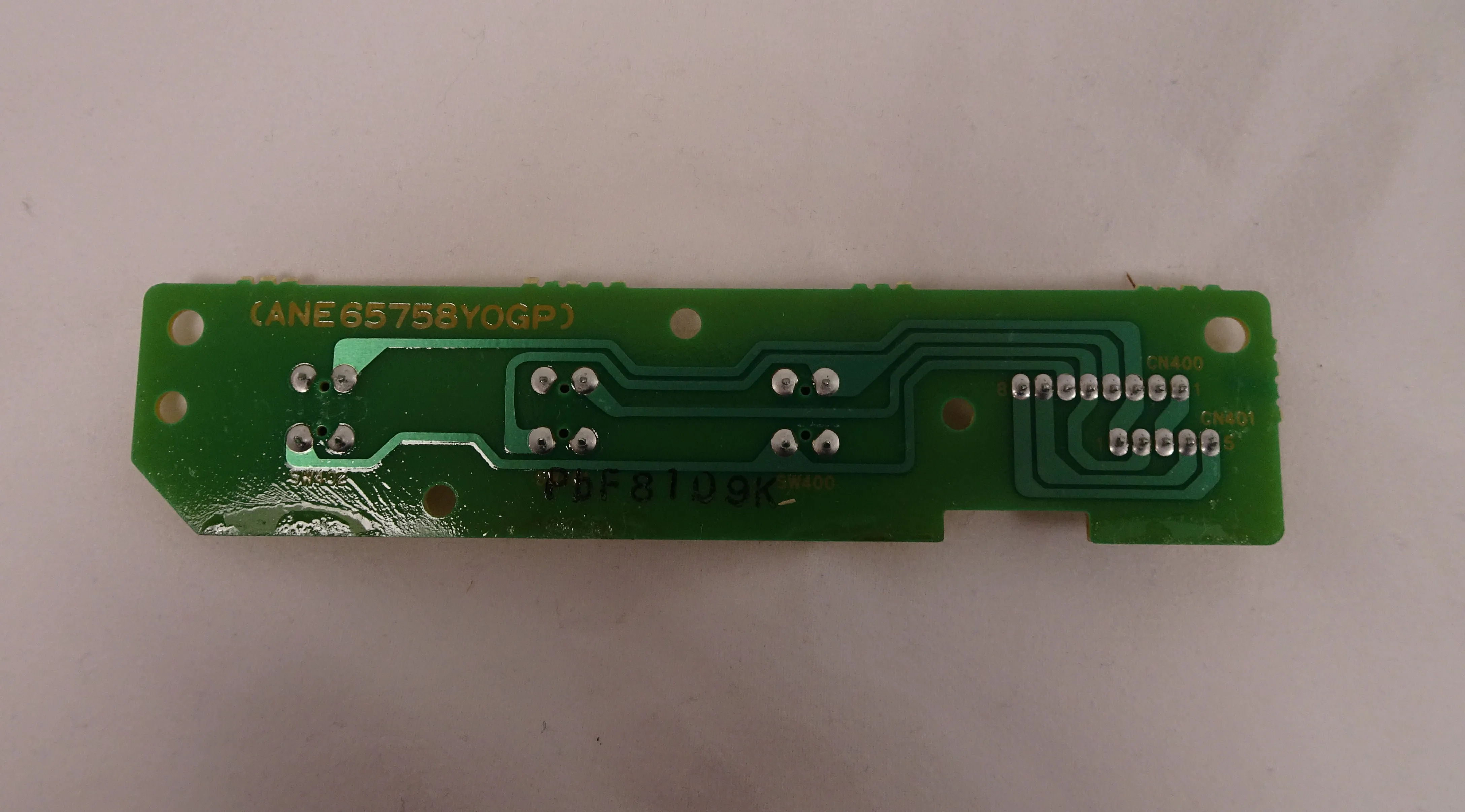 Panasonic NE-1643, Panasonic NE-1843 tact switch PCB - ANE605Q8Y0BP