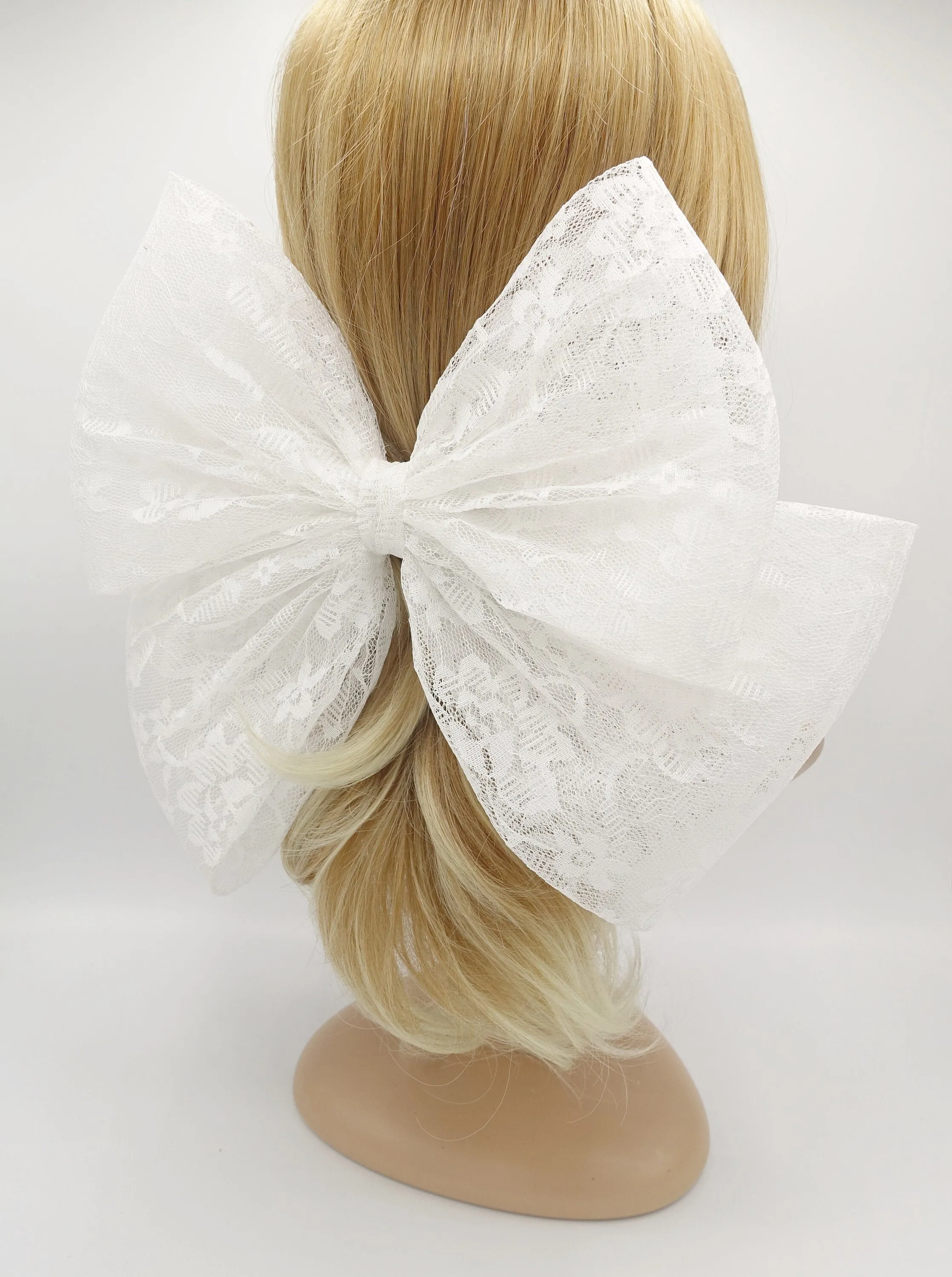 patterned Jumbo bow event cosplay hair accessory for women