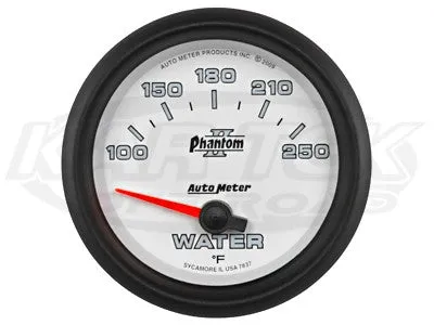 Phantom II 2-5/8" Short Sweep Electric Gauges Oil Temperature 140_F - 300_F