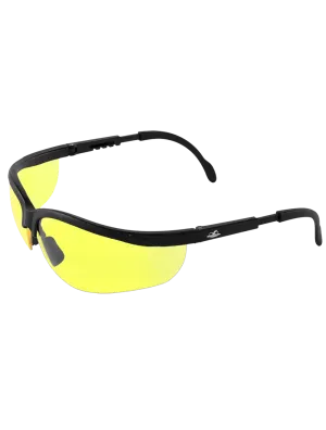 Picuda® Yellow Lens, Matte Black Frame Safety Glasses - LIMITED STOCK - BH464