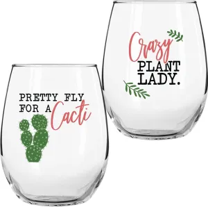 Plant Lady Glass Tumbler