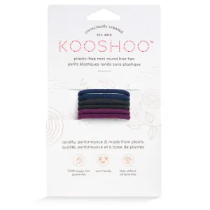 Plastic-Free Mini Round Hair Ties (6 pack)